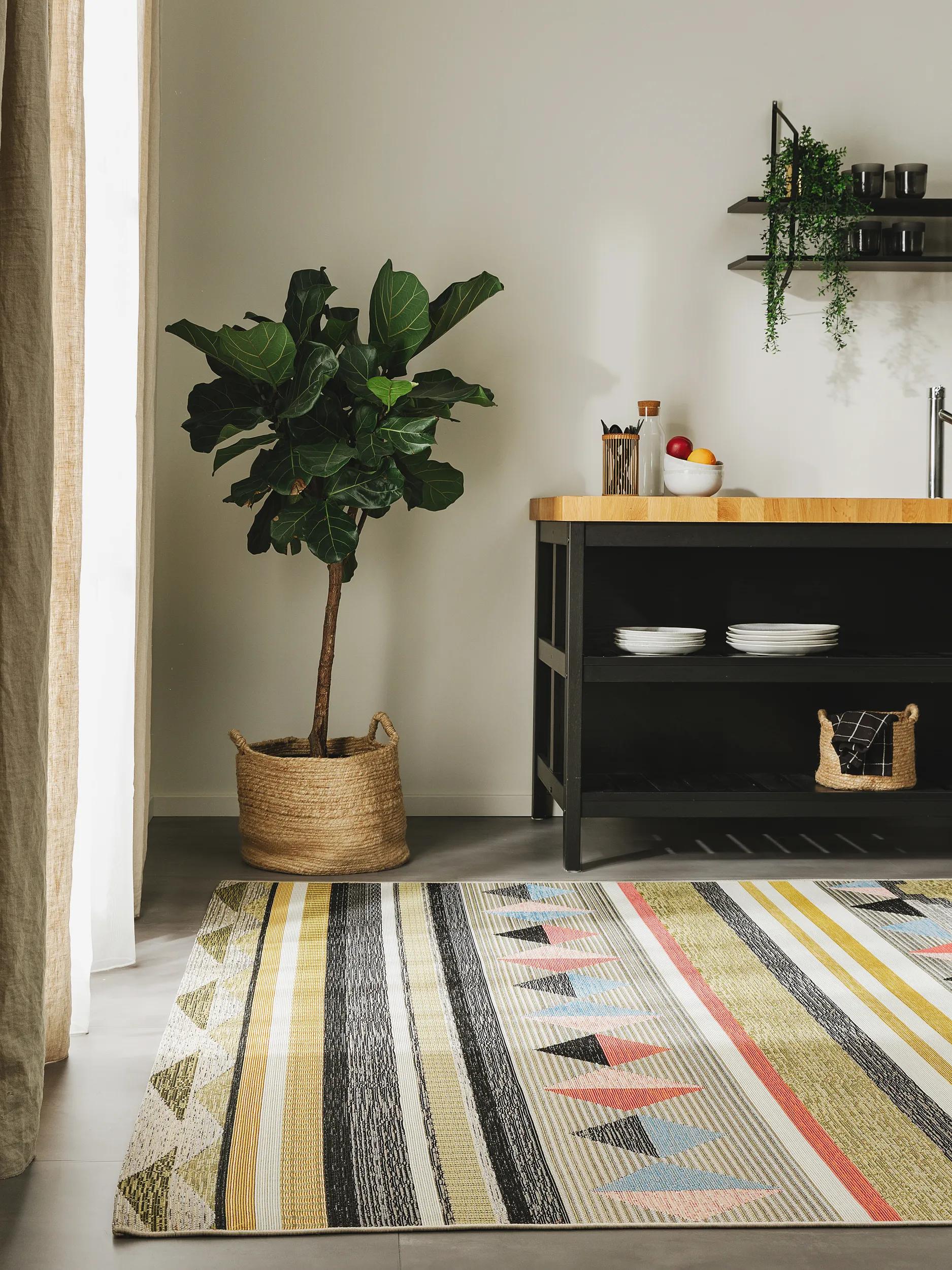 Tapis d'intérieur et d'extérieur Artis multicolore