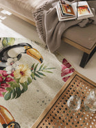 Tapis rond d'intérieur et d'extérieur Artis multicolore