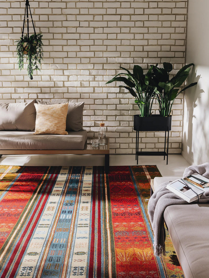 Tapis d'intérieur et d'extérieur Artis multicolore