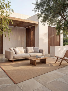 In- & Outdoor Rug Arvea Cream/Terracotta