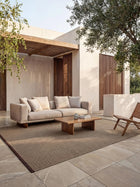 In- & Outdoor Rug Arvea Blue/Brown