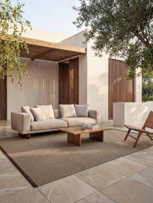 In- & Outdoor Rug Arvea Blue/Brown