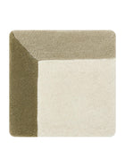 Wollteppich Aspect Creme/Grün