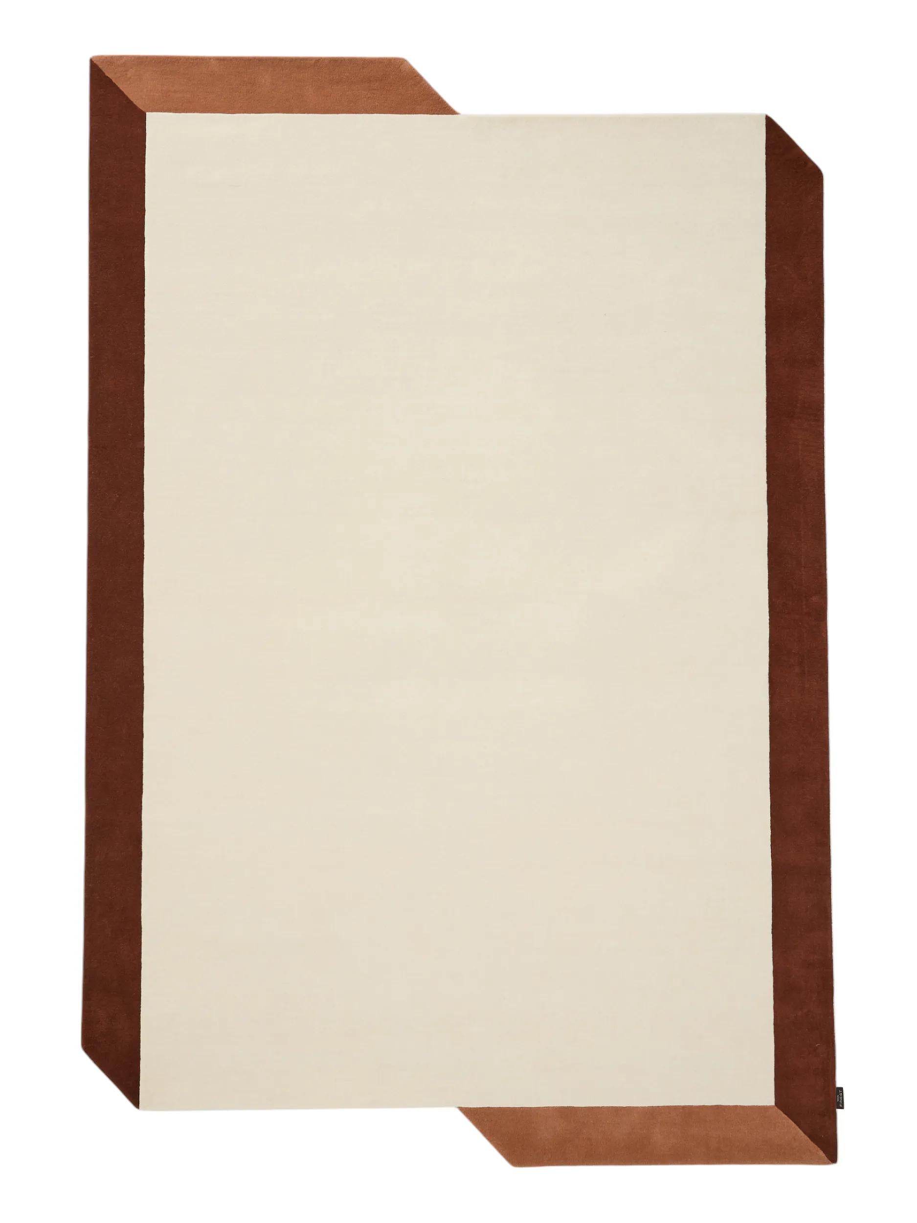 Wool Rug Aspect Cream/Red