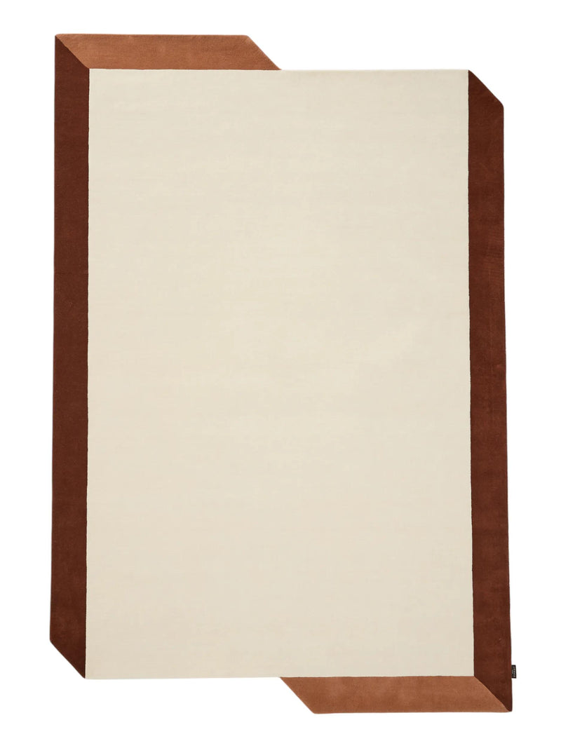 Wool Rug Aspect Cream/Red