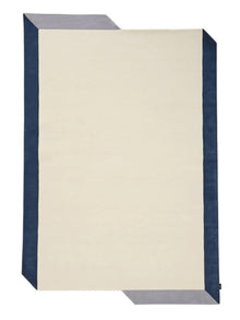 Wool Rug Aspect Cream/Blue