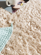 Tapis shaggy Ava beige