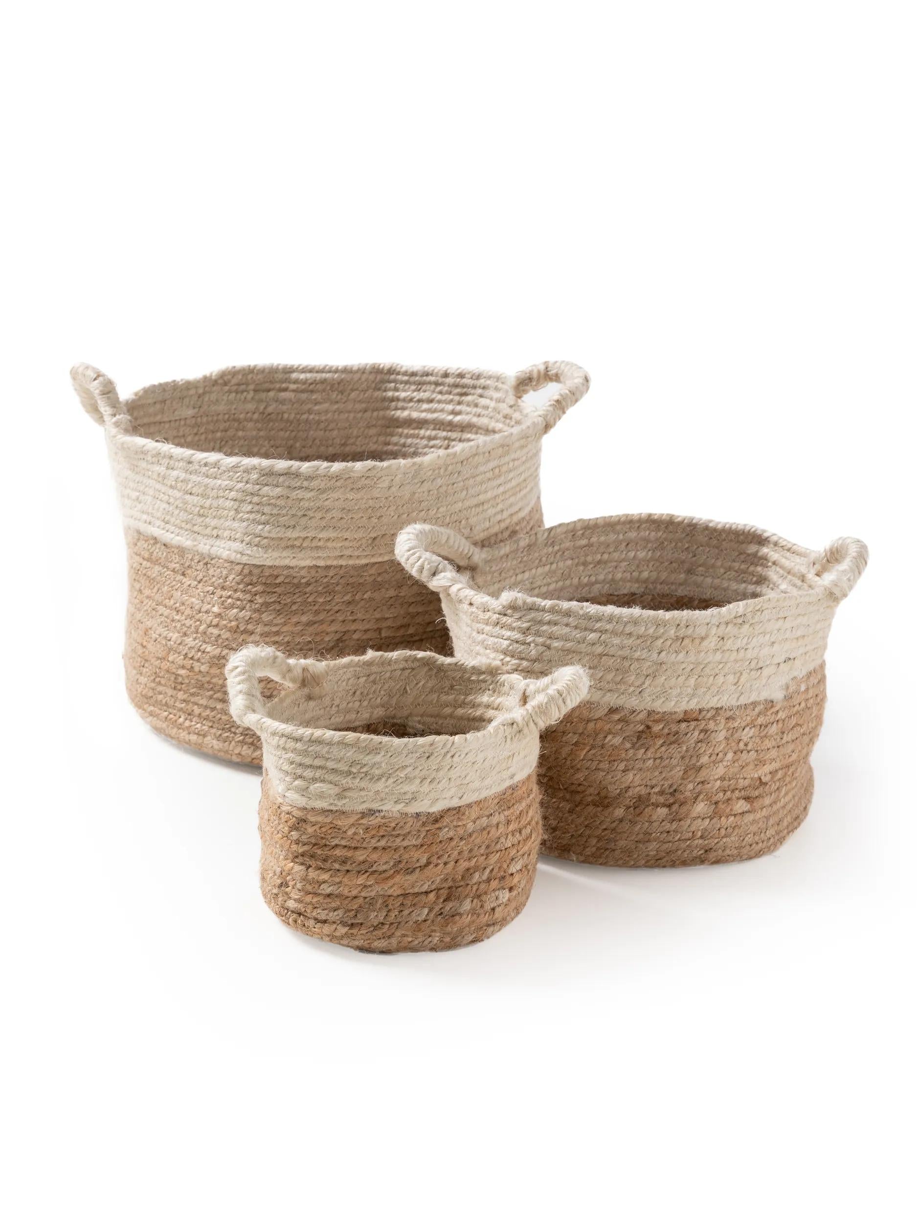 Basket set (3 pcs.) Aylin Cream/Beige