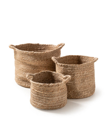 Basket set (3 pcs.) Aylin natural