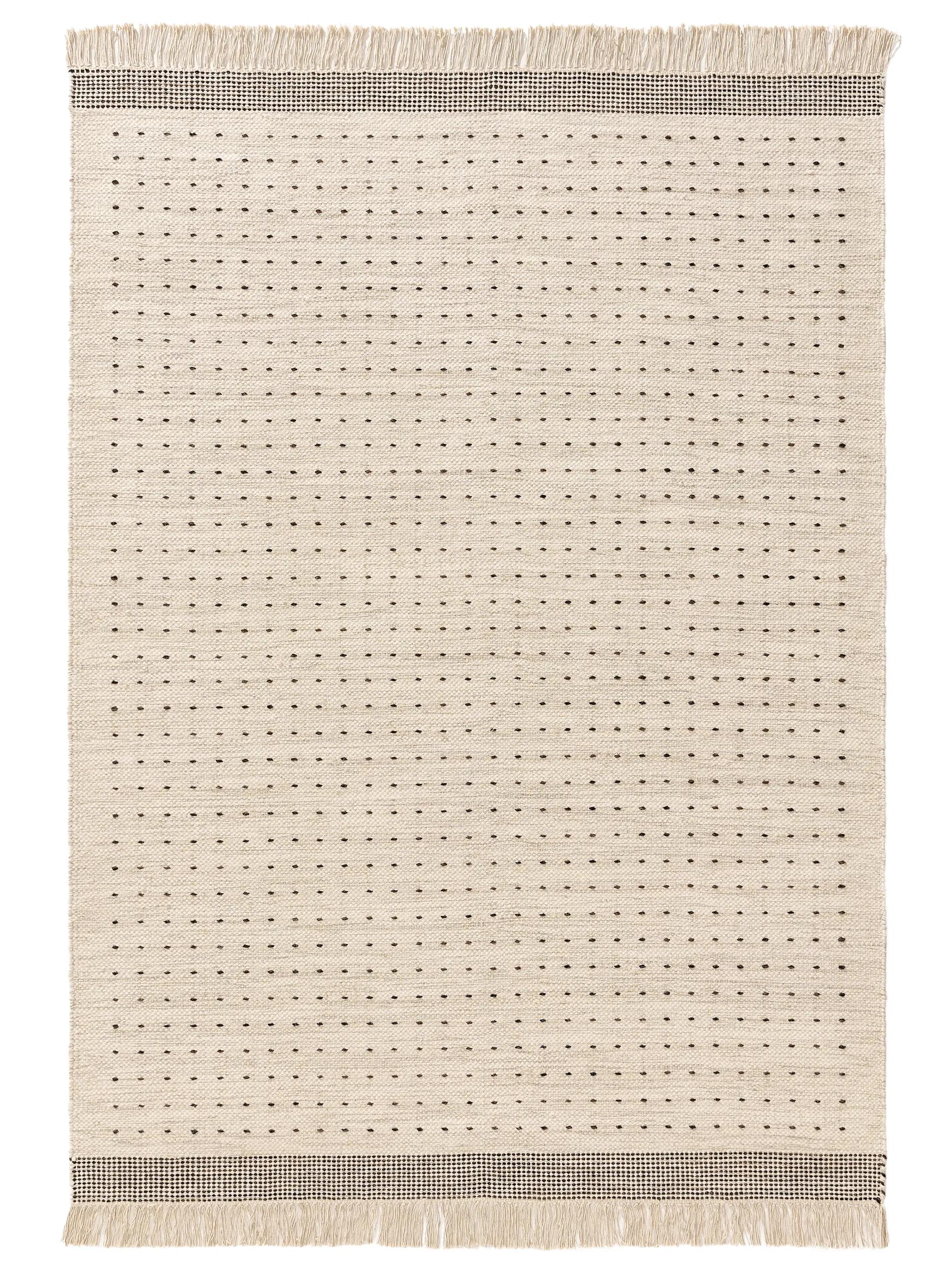 Wool Rug Bahati Black/White
