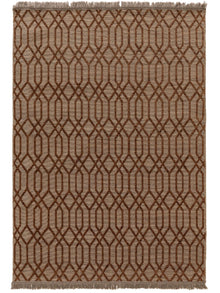 Juteteppich Bailey Terrakotta