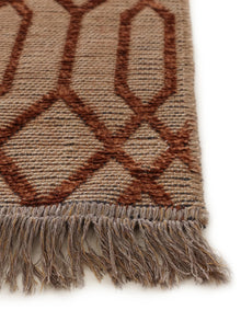 Juteteppich Bailey Terrakotta