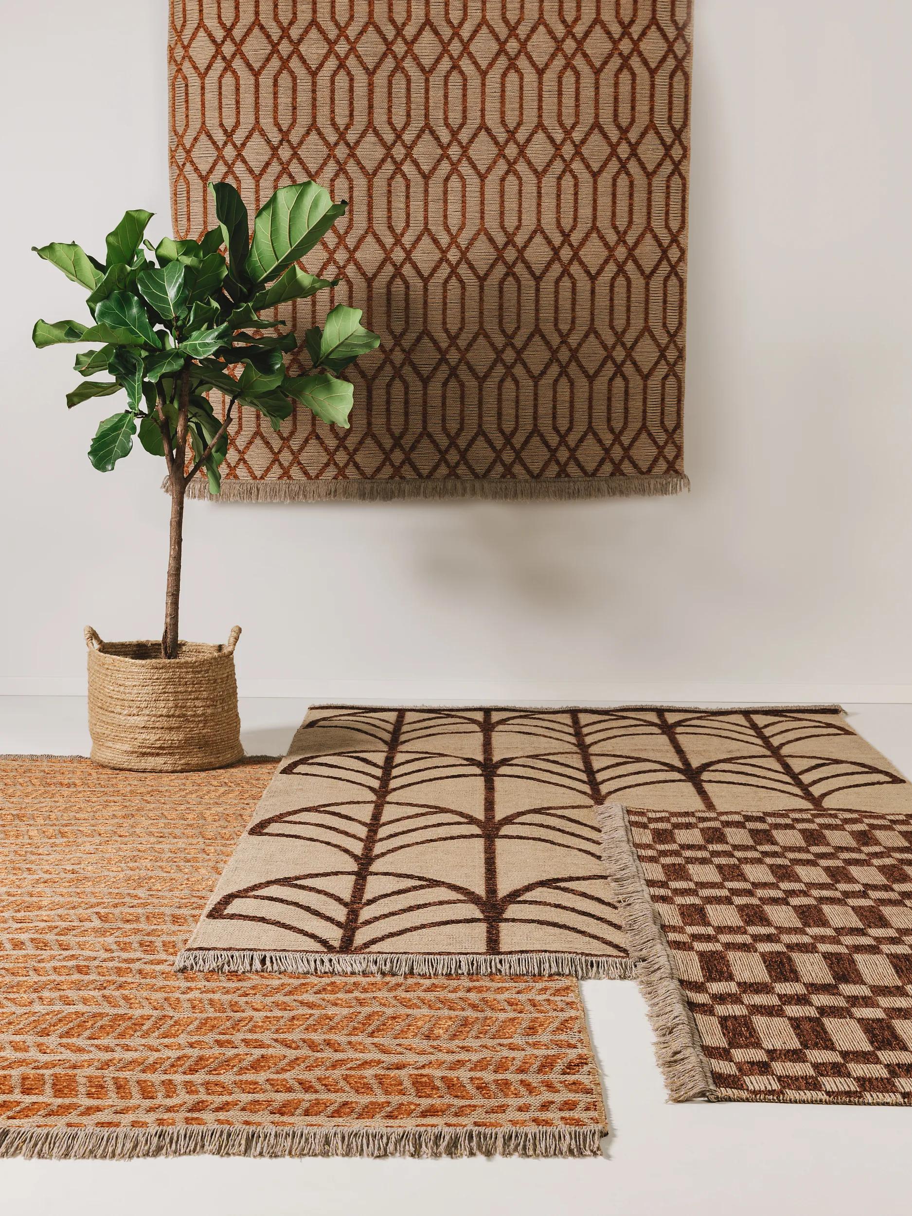 Juteteppich Bailey Beige/Braun