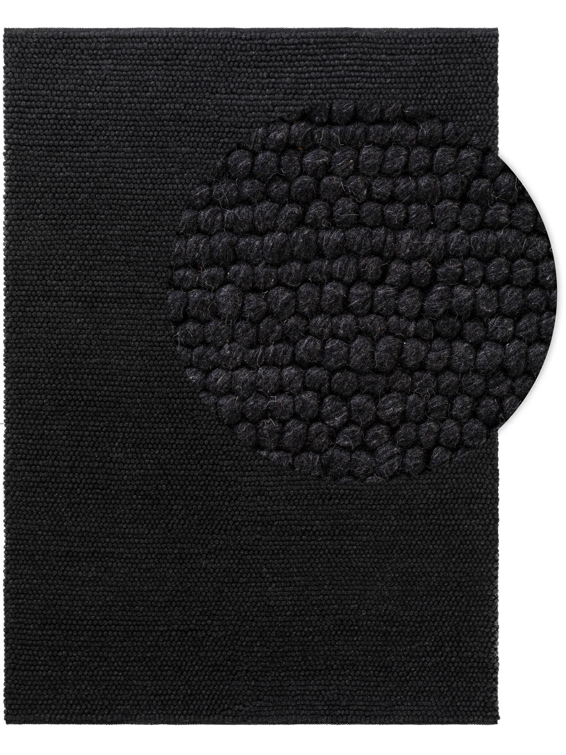 Wool Rug Beads Charcoal