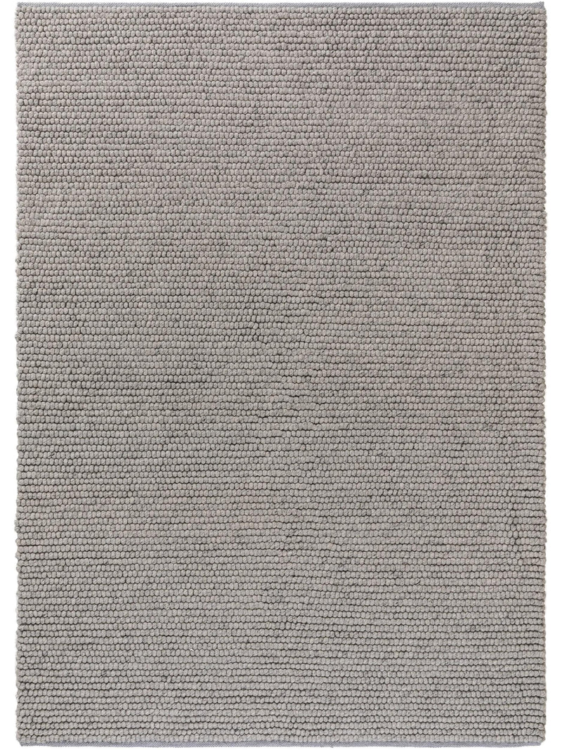 Wool Rug Beads Grey