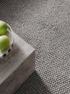 Wool Rug Beads Grey