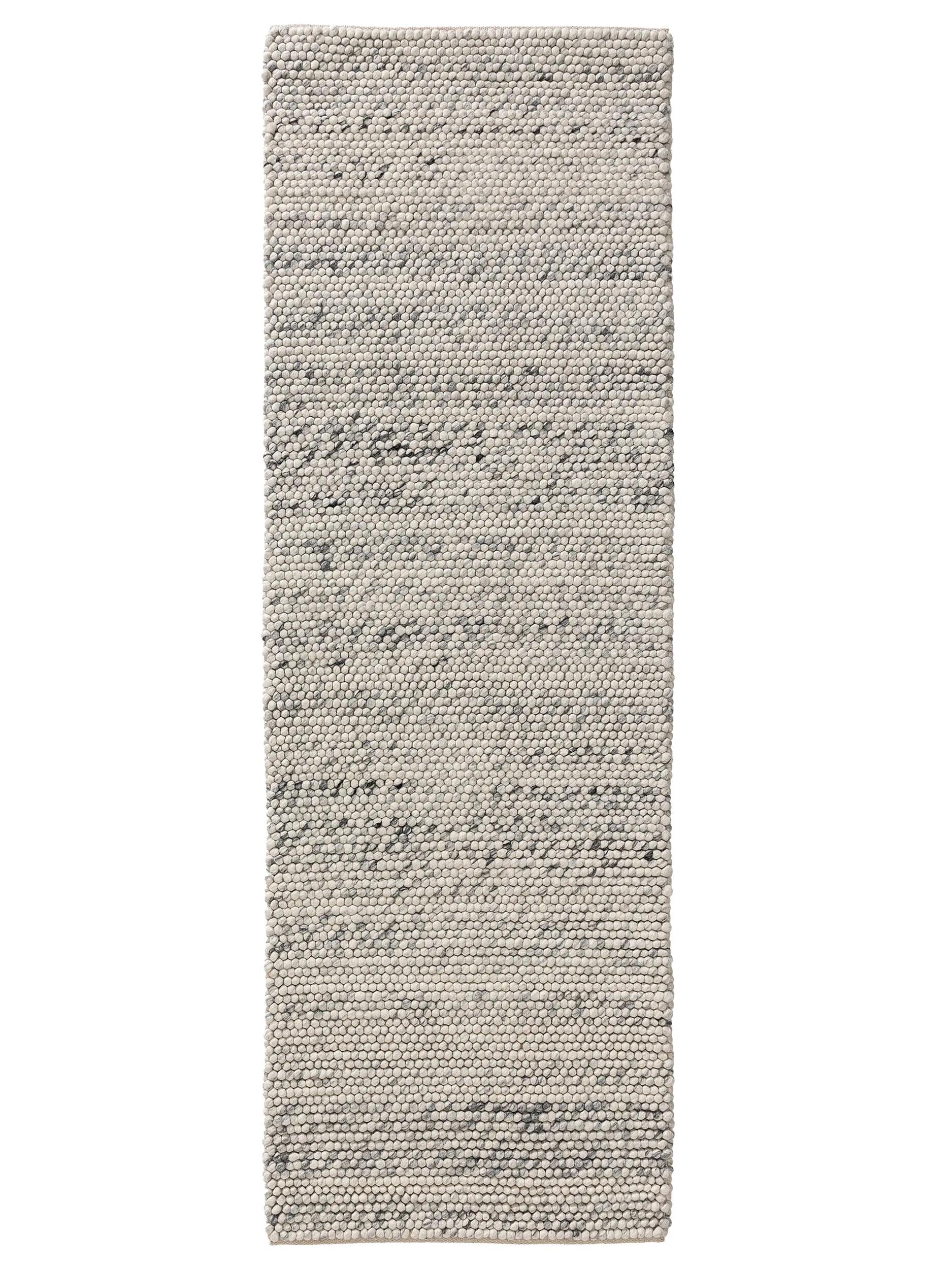 Cuentas de corredor de lana gris claro