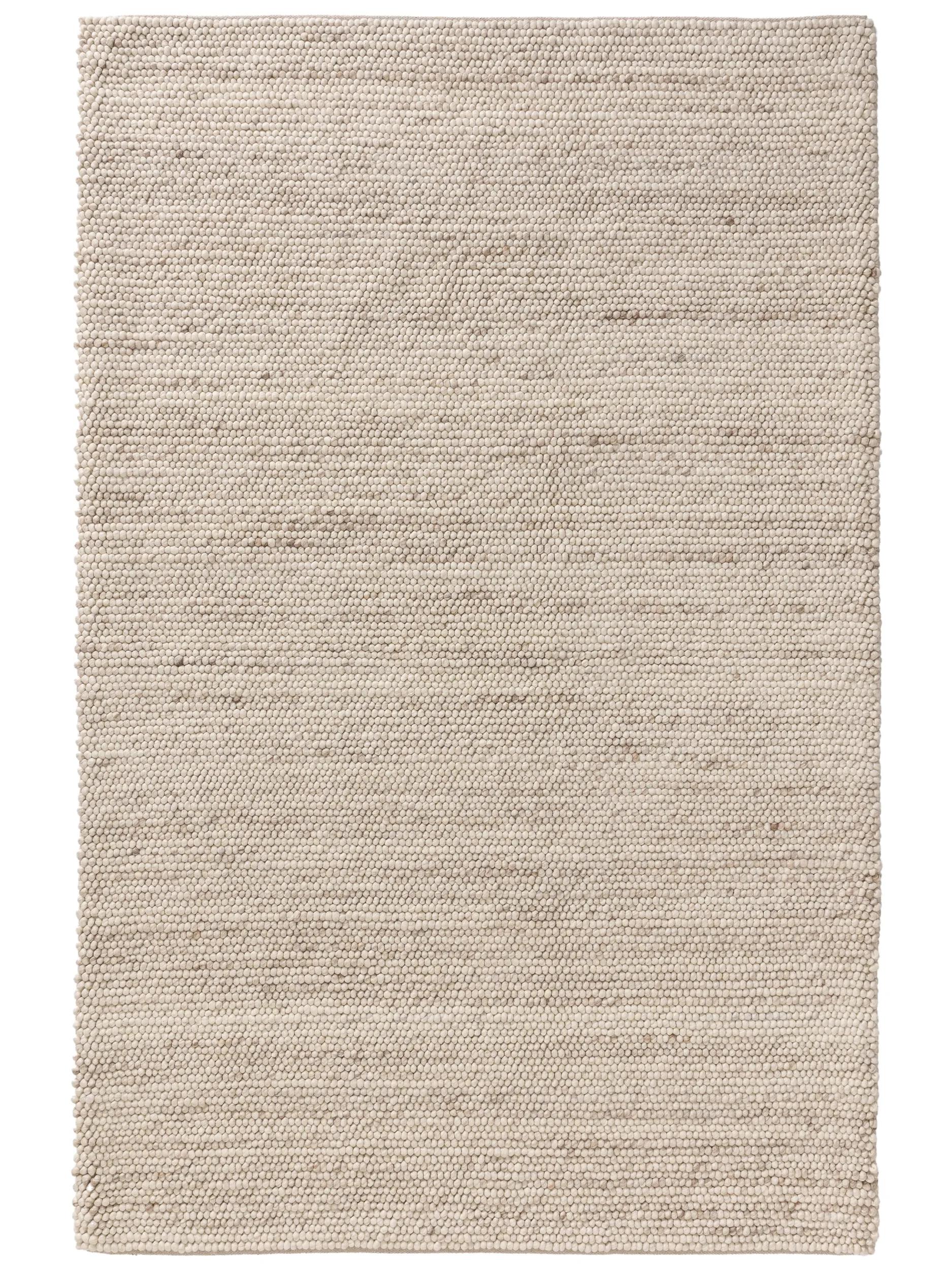 Wool Rug Beads Beige