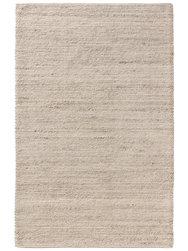 Wool Rug Beads Beige