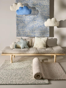 Kids rug Beady Green
