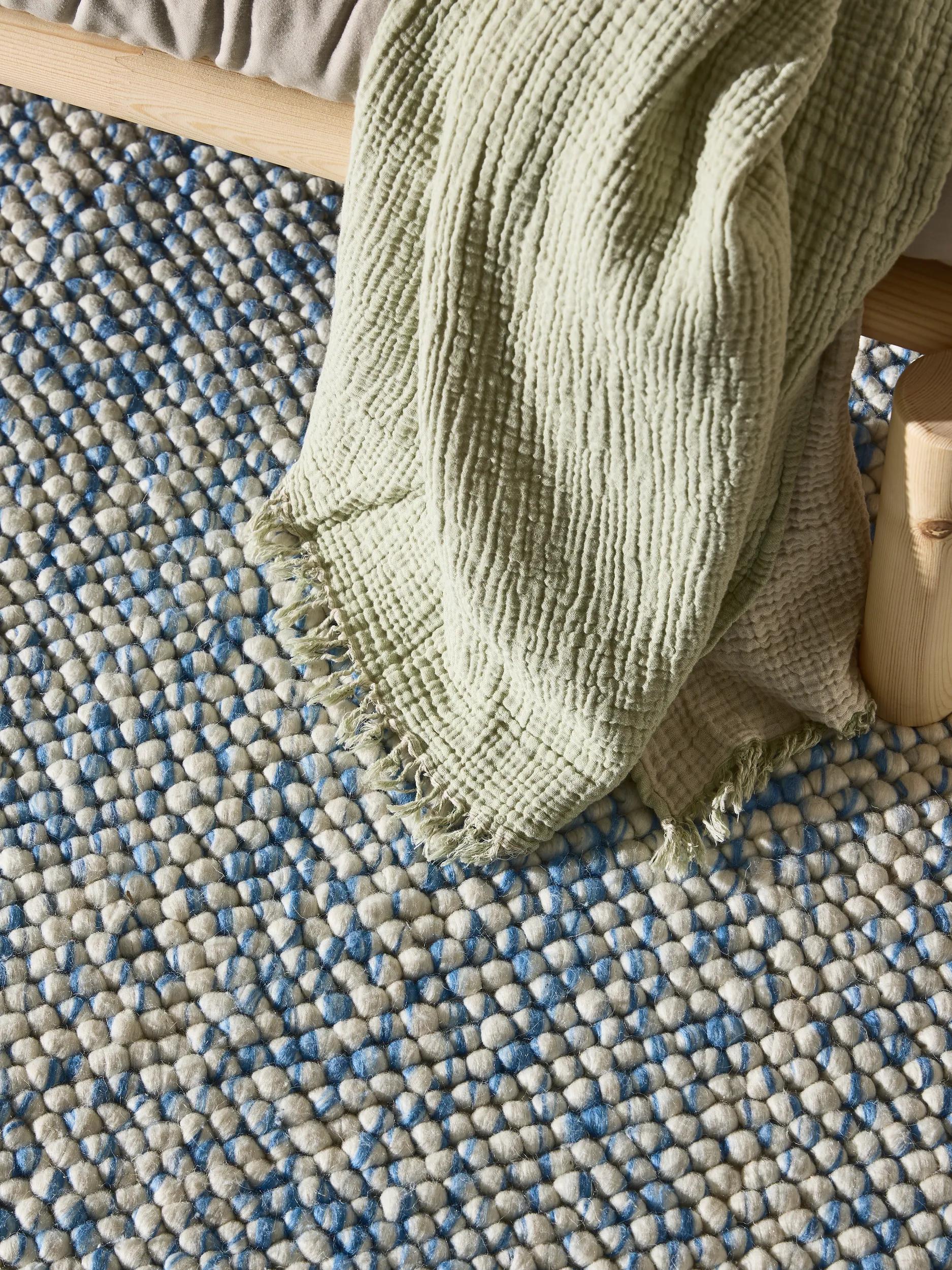 Kids rug Beady Blue