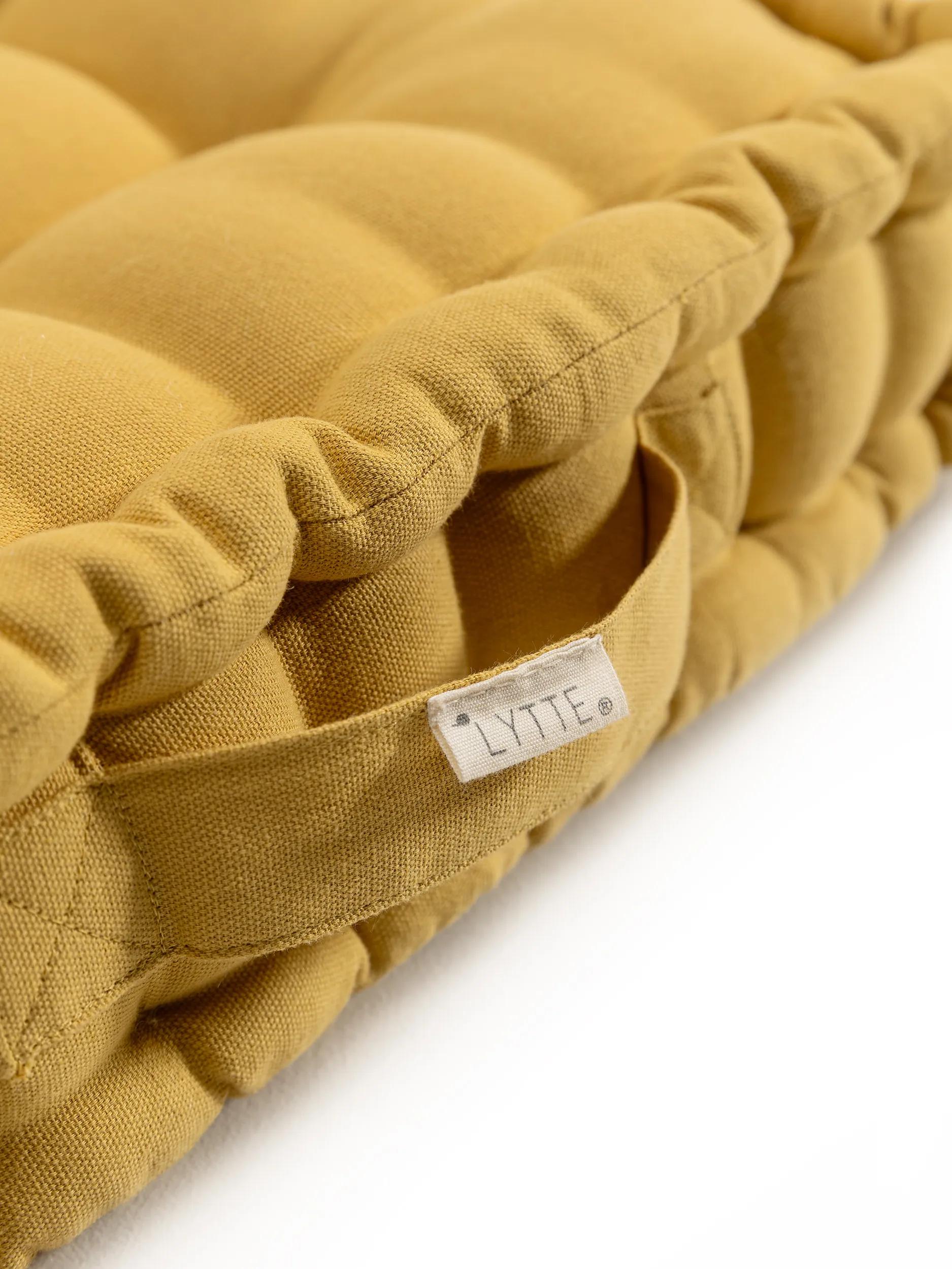 Floor cushion Bene Yellow