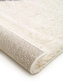 Tapis shaggy Benno crème