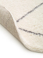 Shaggy Round Rug Benno Cream
