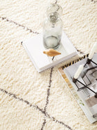Shaggy rug Benno Cream
