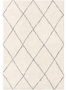 Shaggy rug Benno Cream