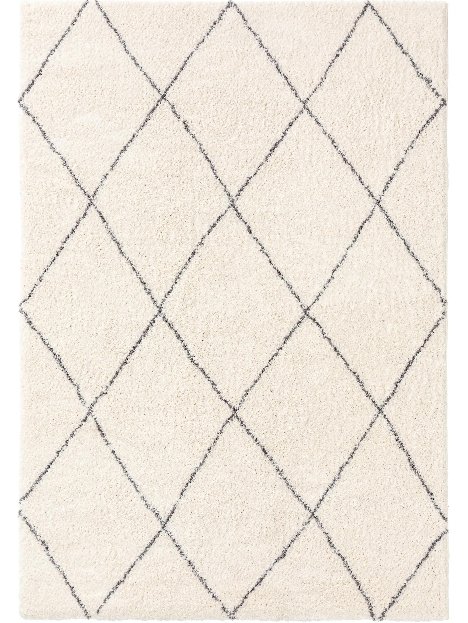 Shaggy rug Benno Cream