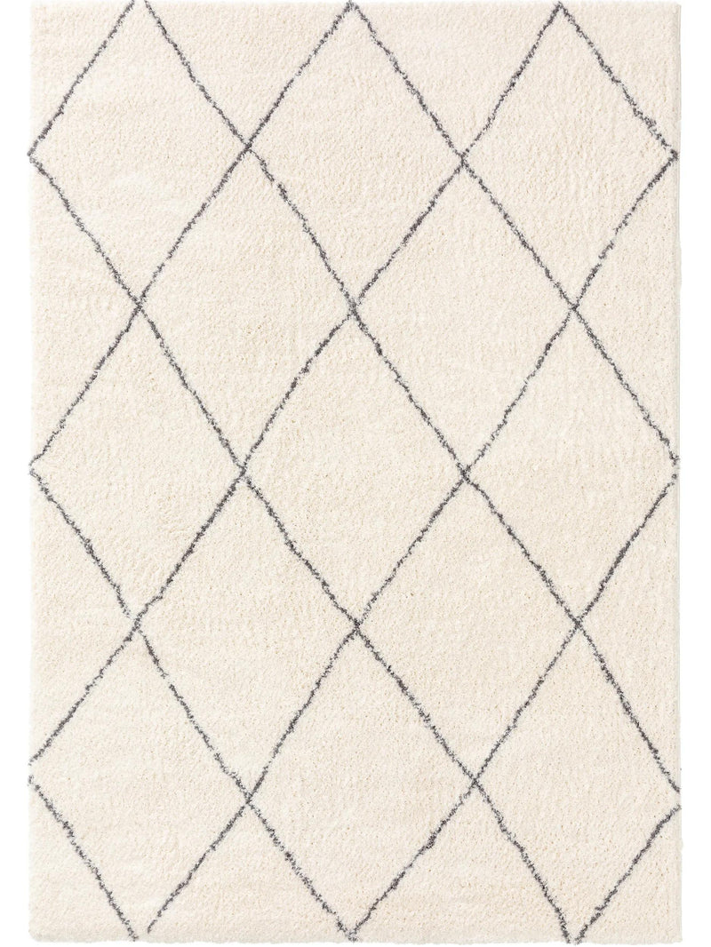 Shaggy rug Benno Cream
