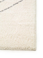 Tapis shaggy Benno crème