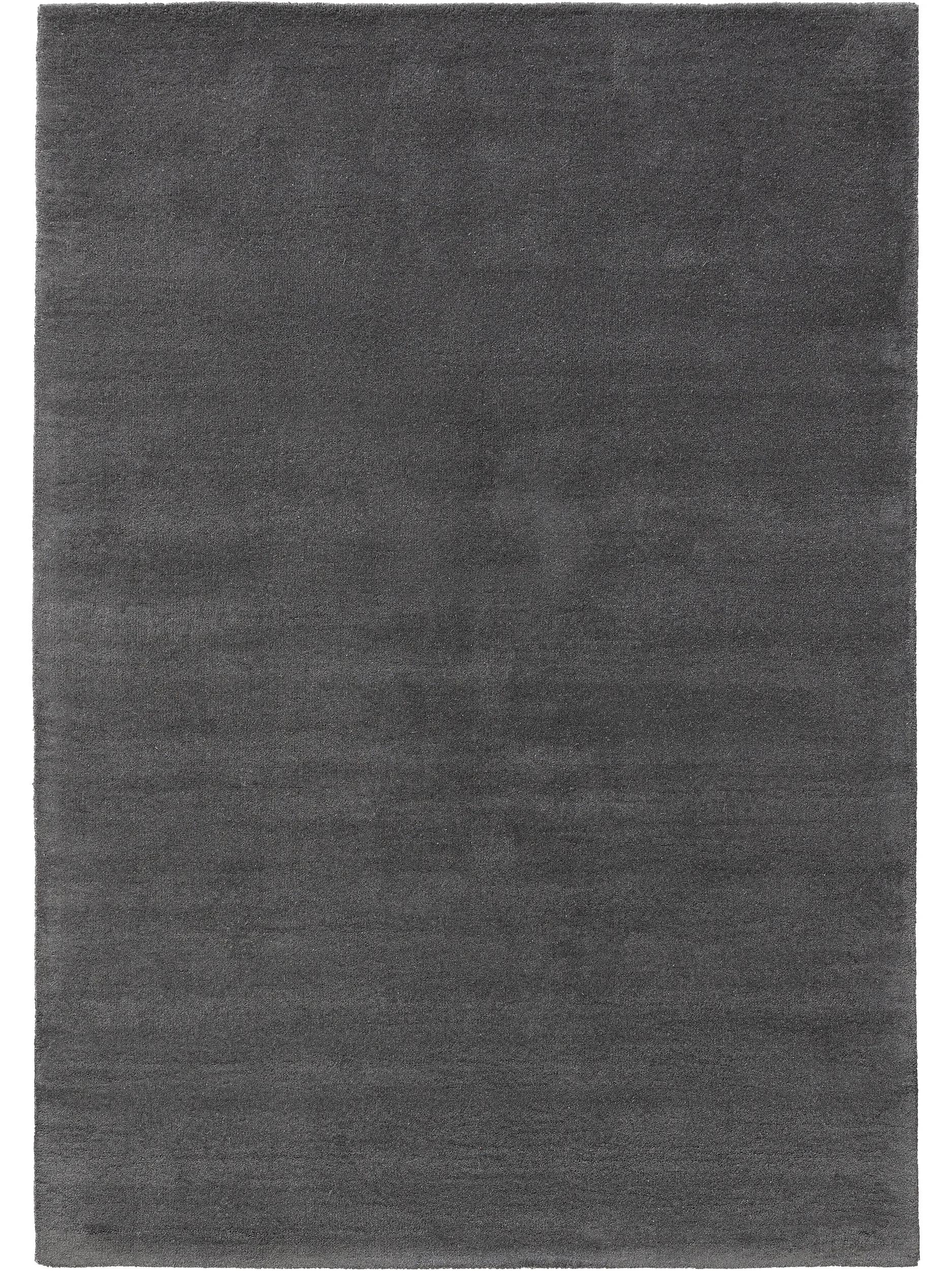 Wool Rug Bent Charcoal