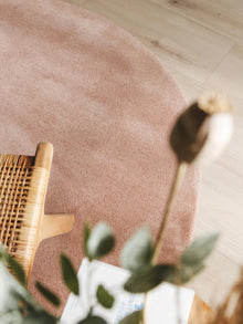 Wool Rug Bent Rose
