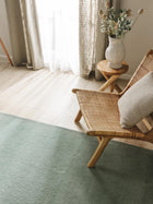 Wool Rug Bent Green
