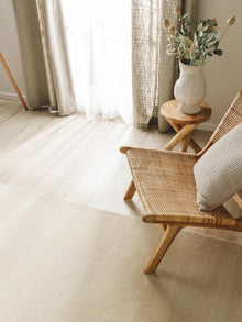Wool Rug Bent Cream