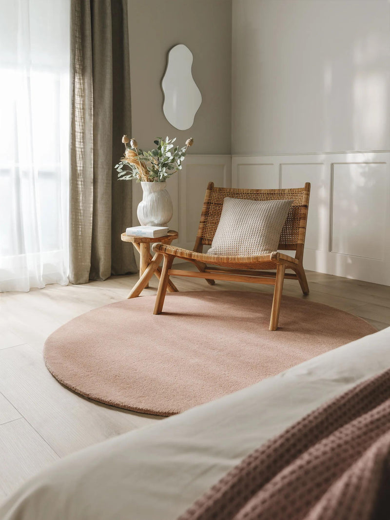 Wool Rug Bent Rose
