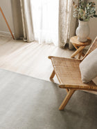 Wool Rug Bent Grey