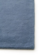 Wool Rug Bent Blue