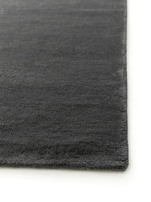 Wool Rug Bent Charcoal