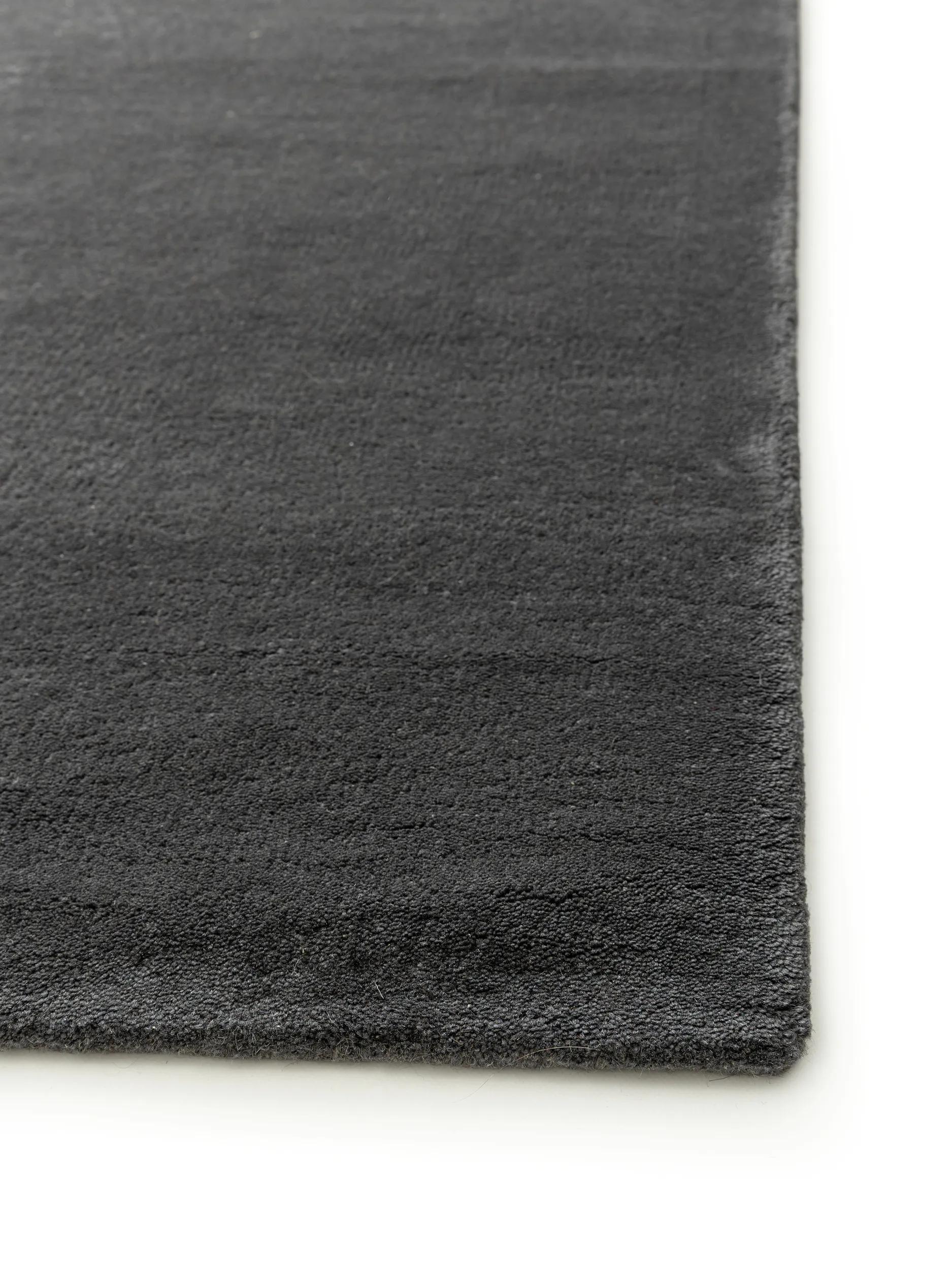 Wool Rug Bent Charcoal