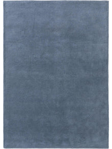 Wool Rug Bent Blue