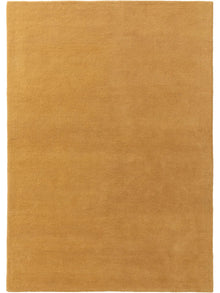 Wool Rug Bent Yellow