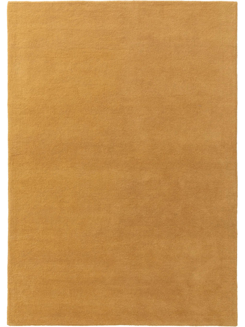 Wool Rug Bent Yellow