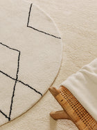 Wool Rug Berber Cream