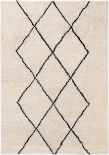 Wool Rug Berber Cream