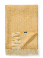 Couverture en laine Bianca jaune