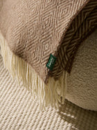 Couverture en laine Bianca Brown