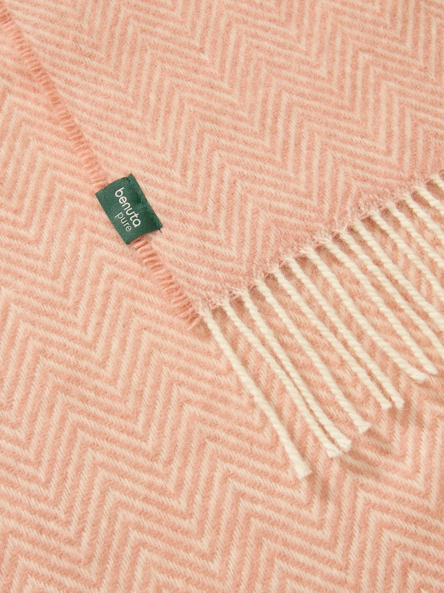 Couverture en laine Bianca Rose